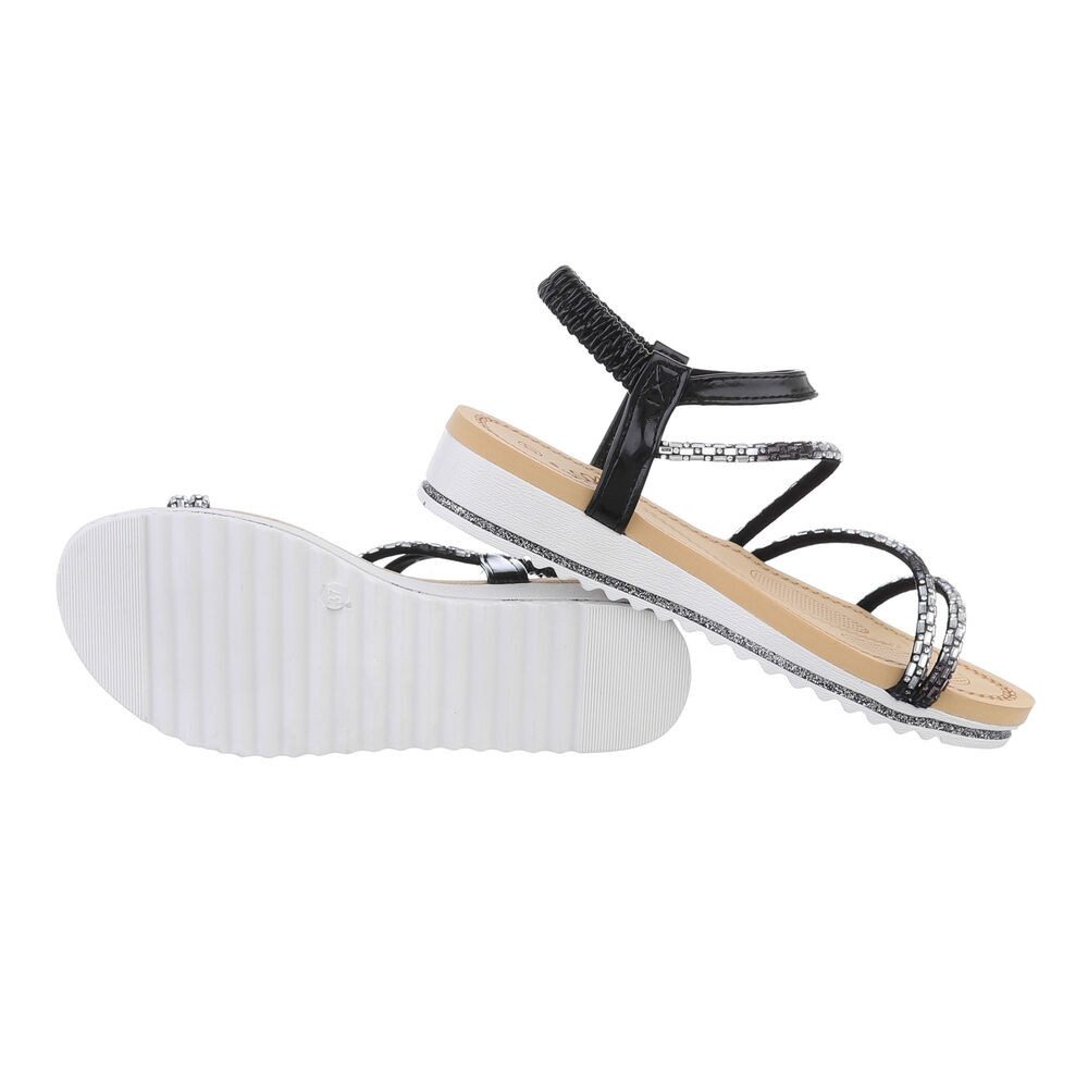 Ital-Design Damen Freizeit Riemchensandalette (85960205) Keilabsatz/Wedge K günstig online kaufen