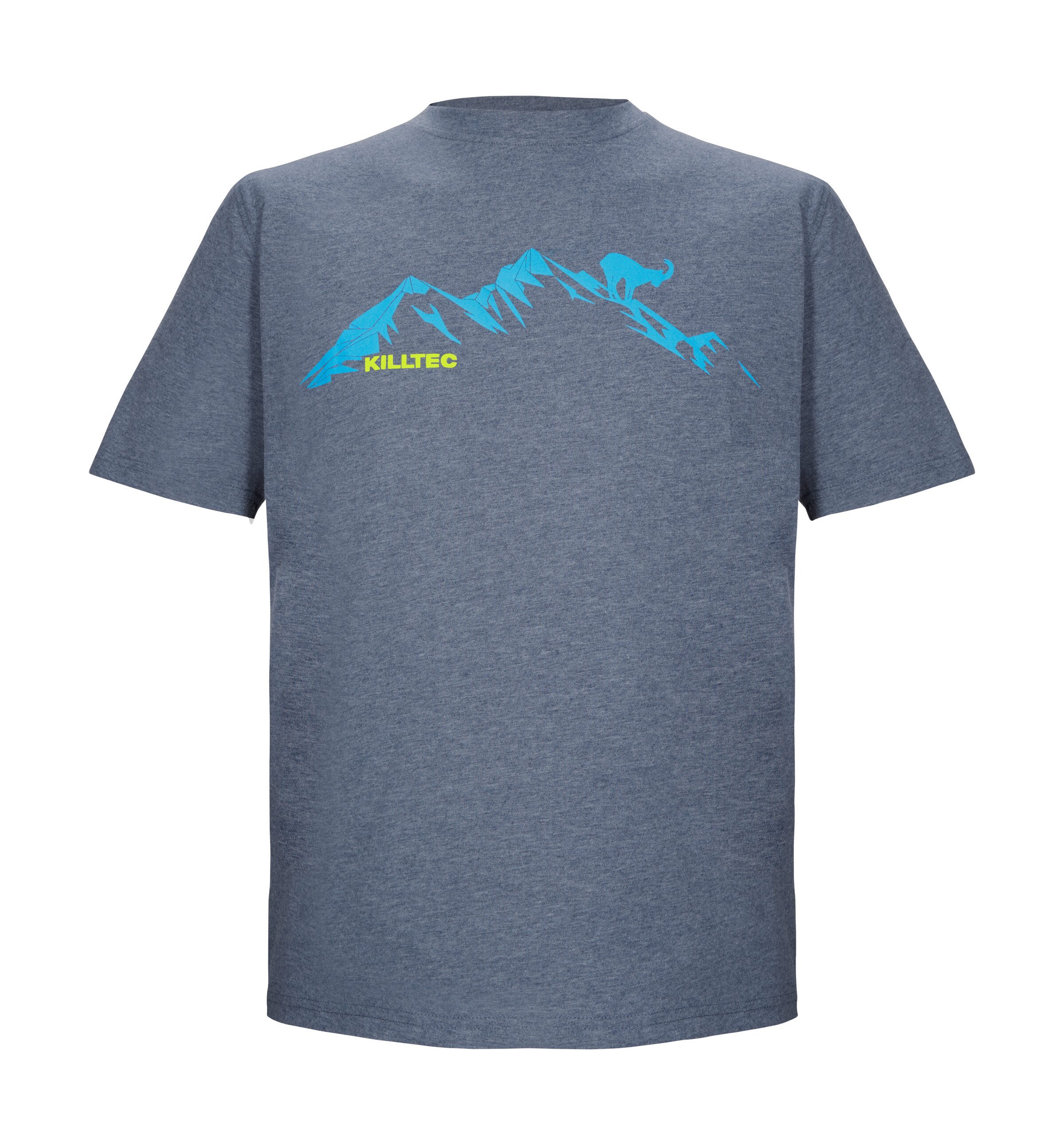 Killtec T-Shirt KOS 365 MN TSHRT Herren T-Shirt mit Melange-Optik, Bergprin günstig online kaufen
