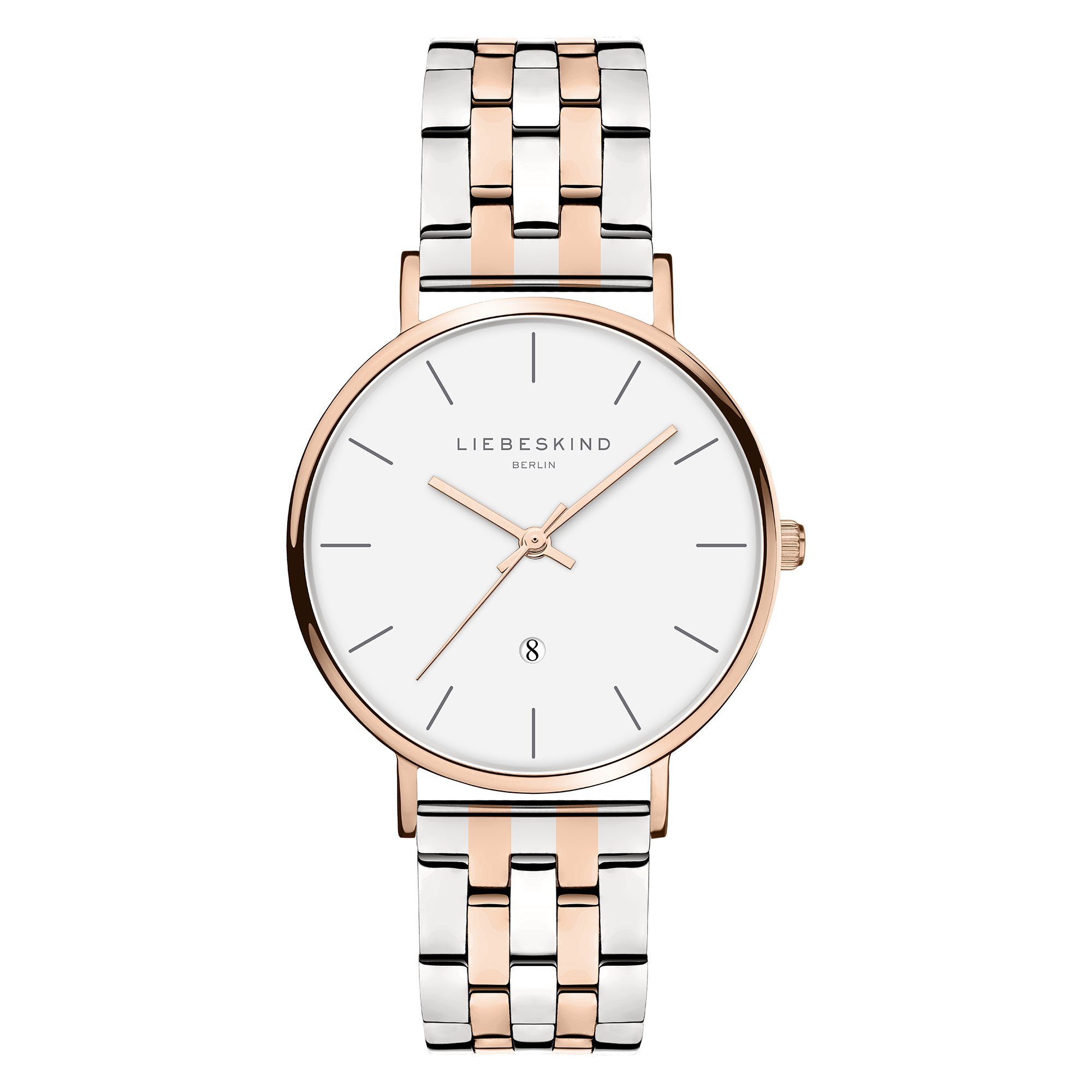 Liebeskind Berlin Quarzuhr Armbanduhr bicolor, roségold