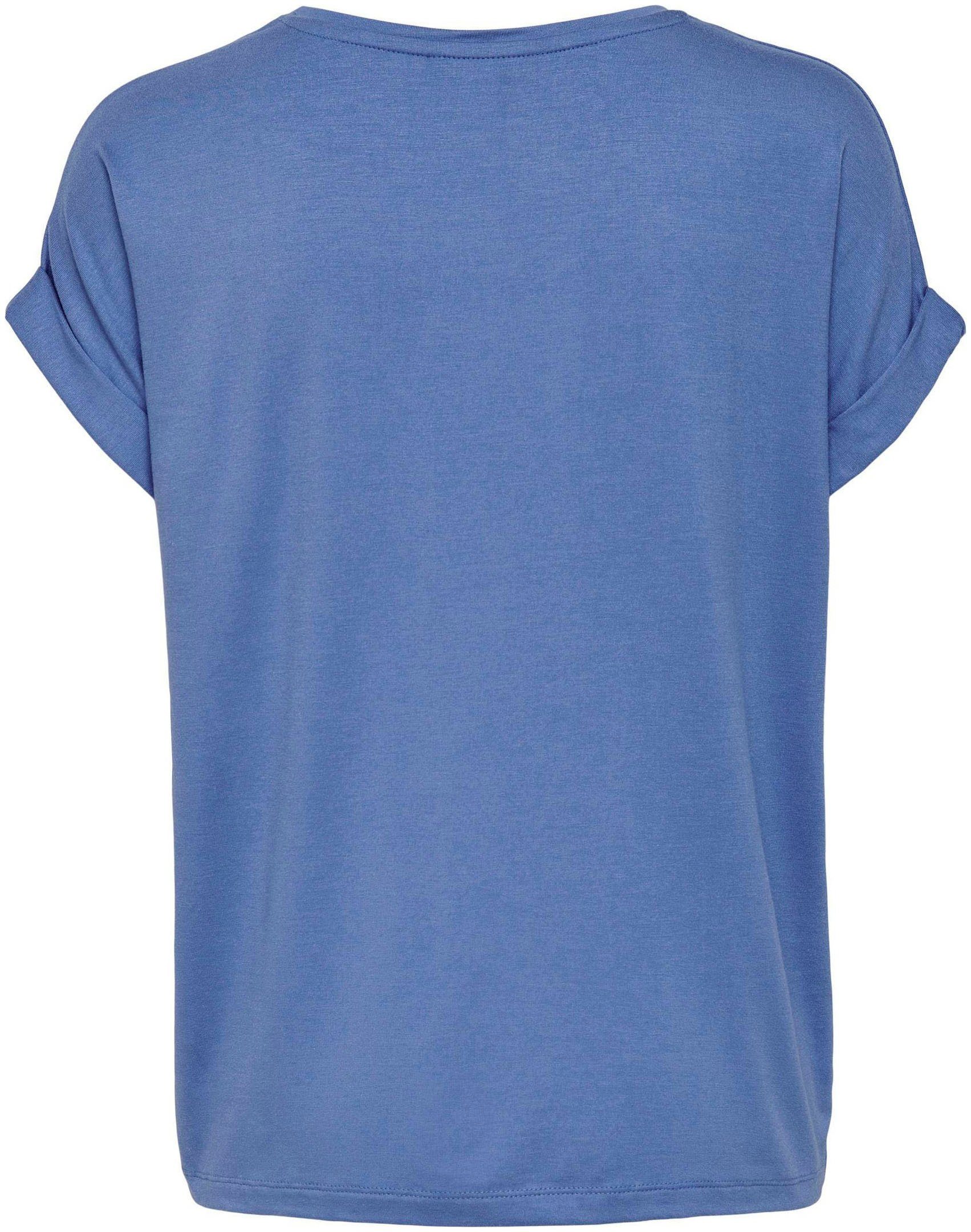 ONLY T-Shirt ONLMOSTER mit am Yonder Arm Aufschlag Blue