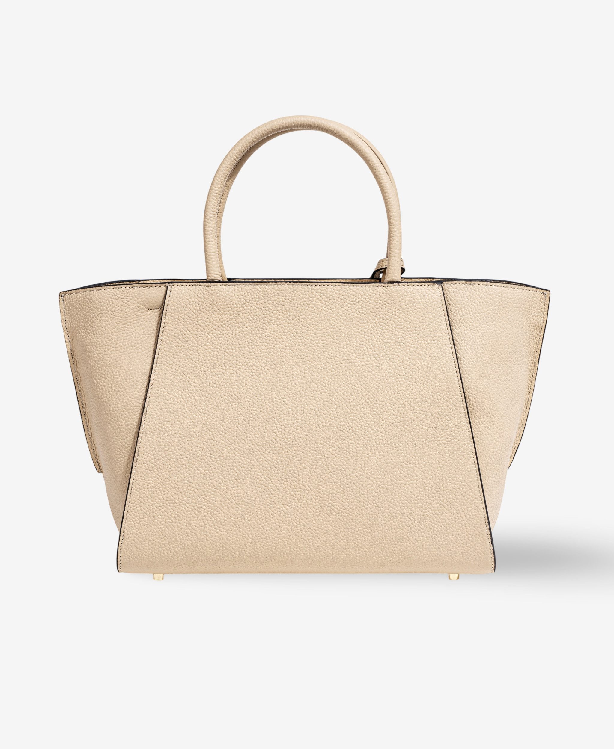 GLAMIRA Handtasche Lysandra Beiger Shopper (1-tlg), echt Leder, mit geräumigem Hauptfach