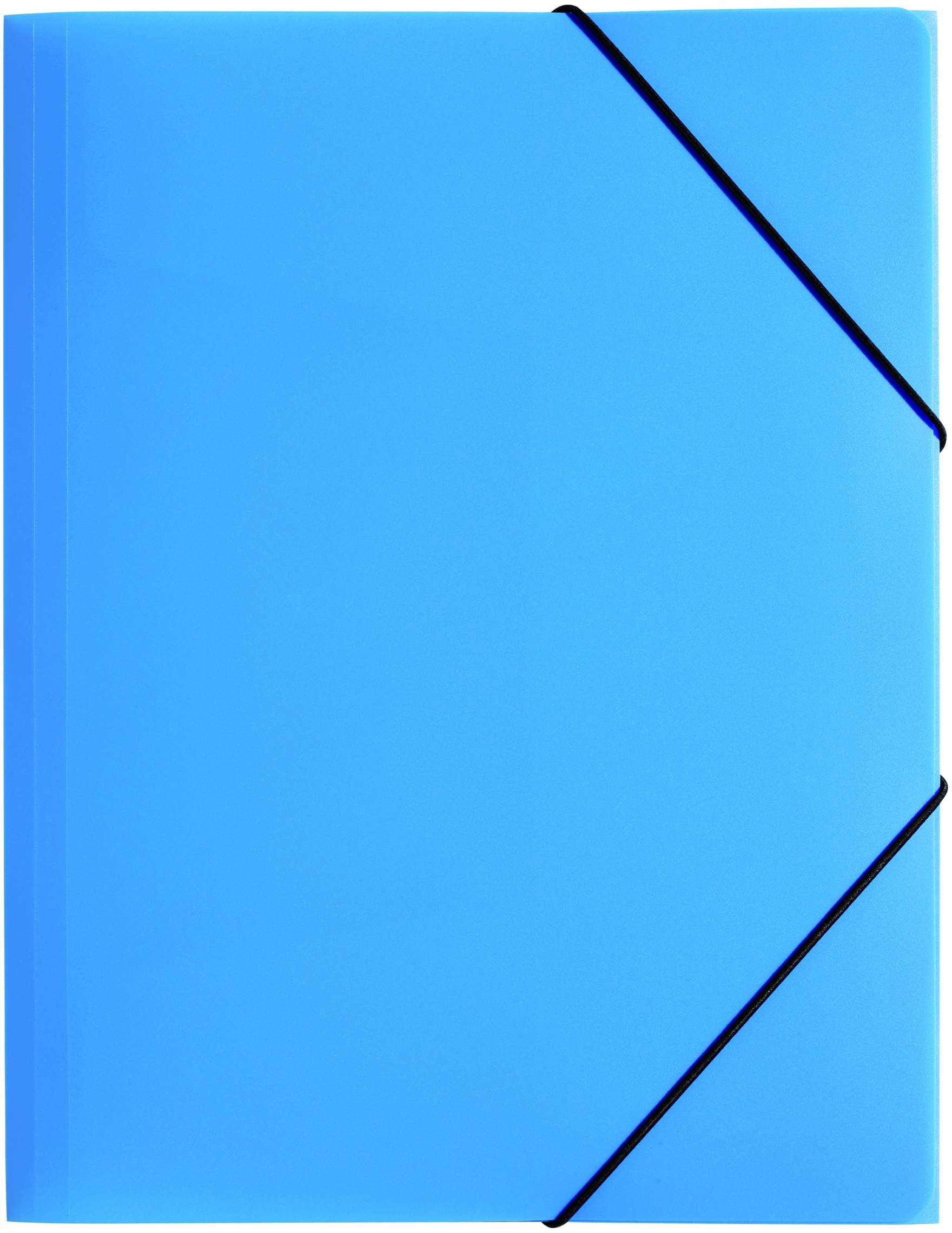 PAGNA Fächermappe Gummizugmappe Lucy Colours Trend A3 PP mit 3 Klappen transluzent hellb