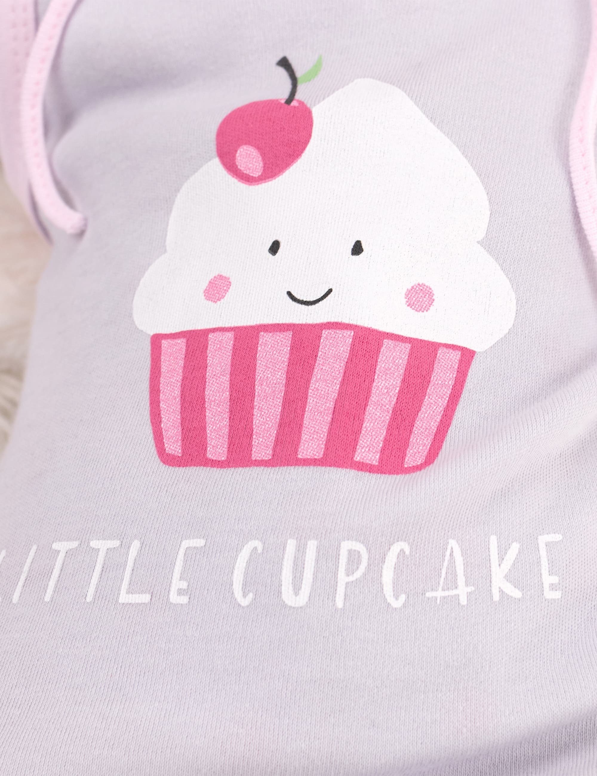 & Little 1-tlg., (Set, Mütze Jäckchen Cupcake 3 Set Sweets Strampler, Baby Teile)