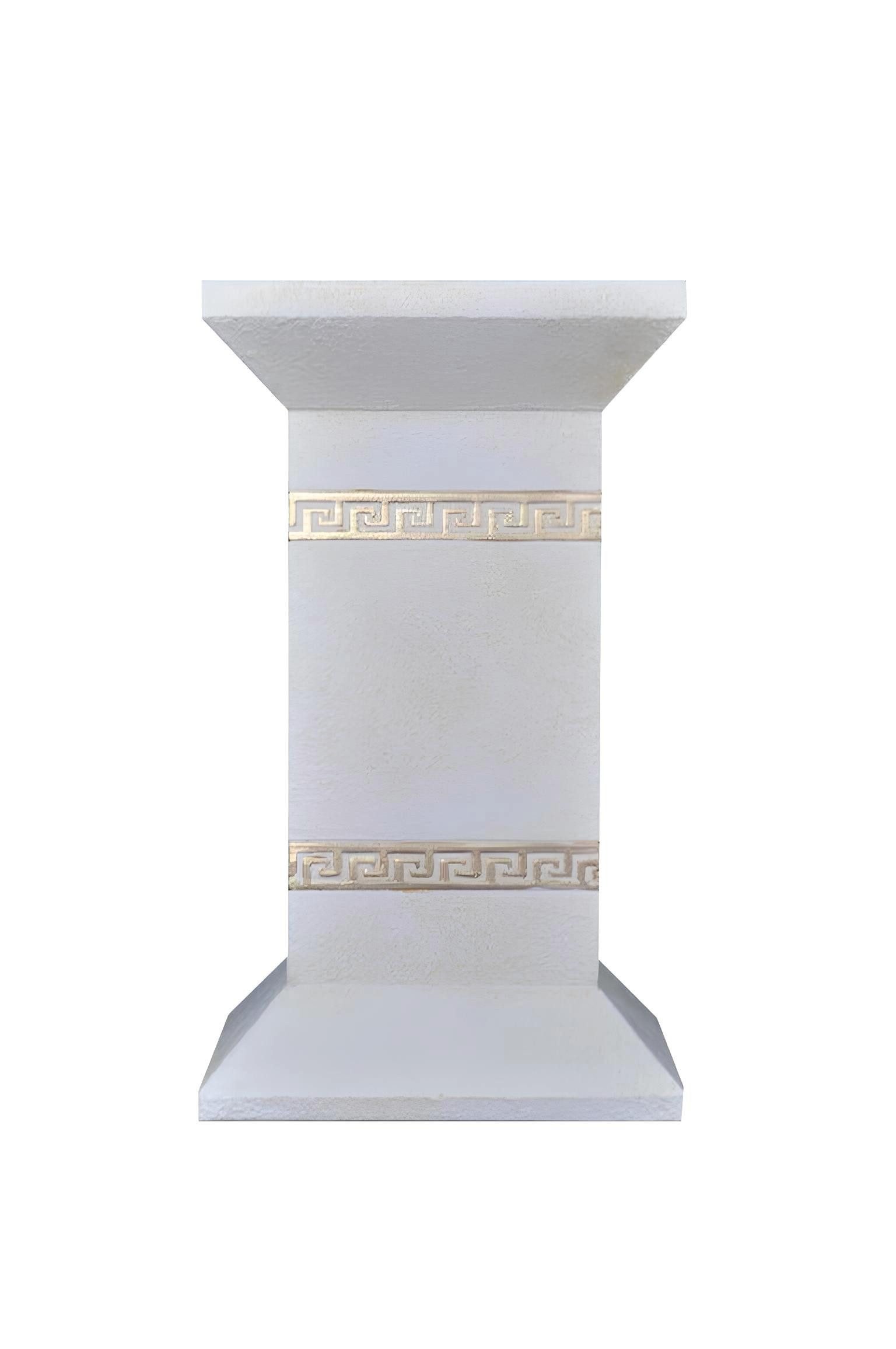 JVmoebel Dekosäule Medusa Säule Römische Marmor Skulptur Figur Deko Dekoration (Säule), Made in Europa