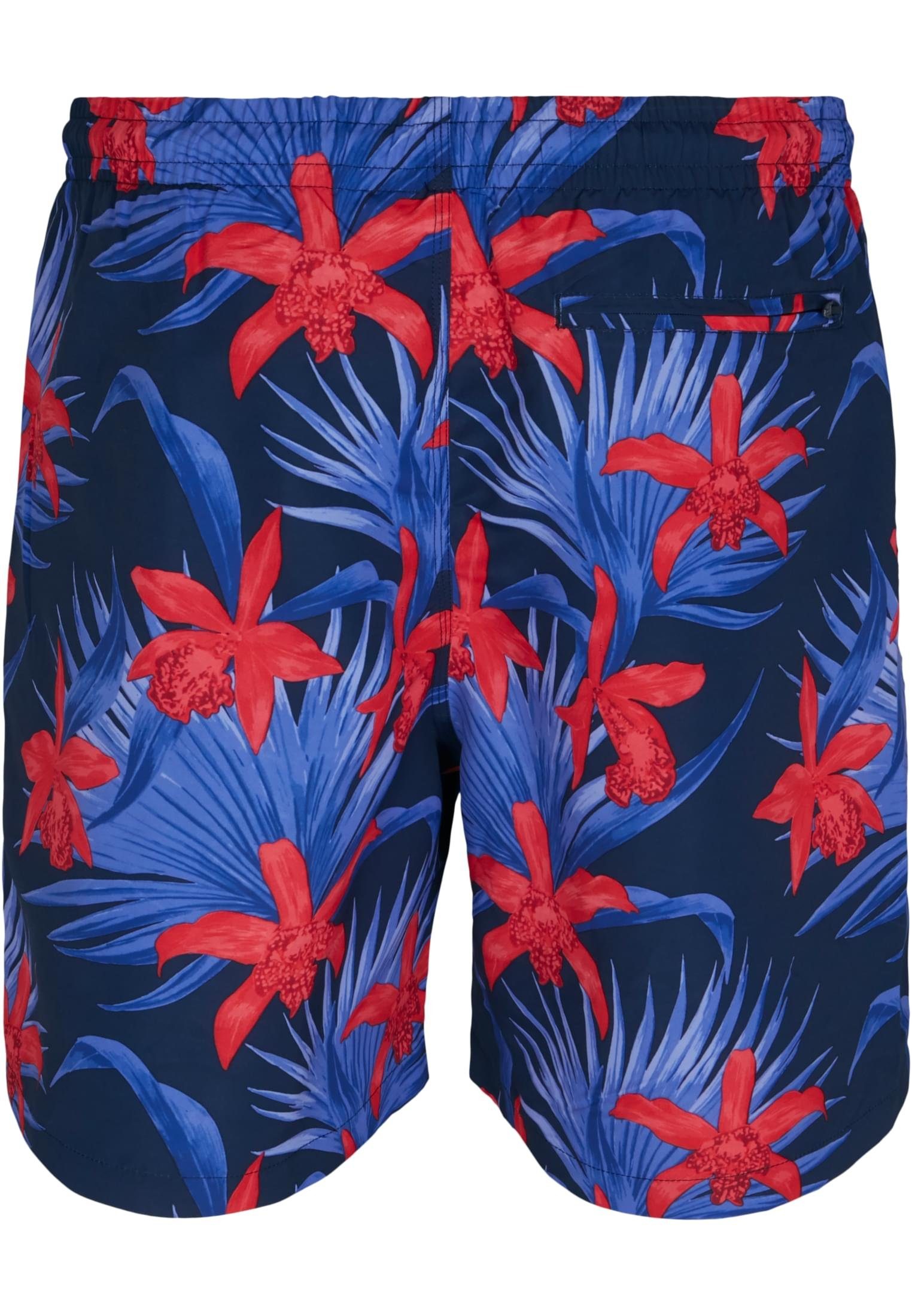 Pattern Badeshorts CLASSICS Shorts Herren URBAN blue/red Swim