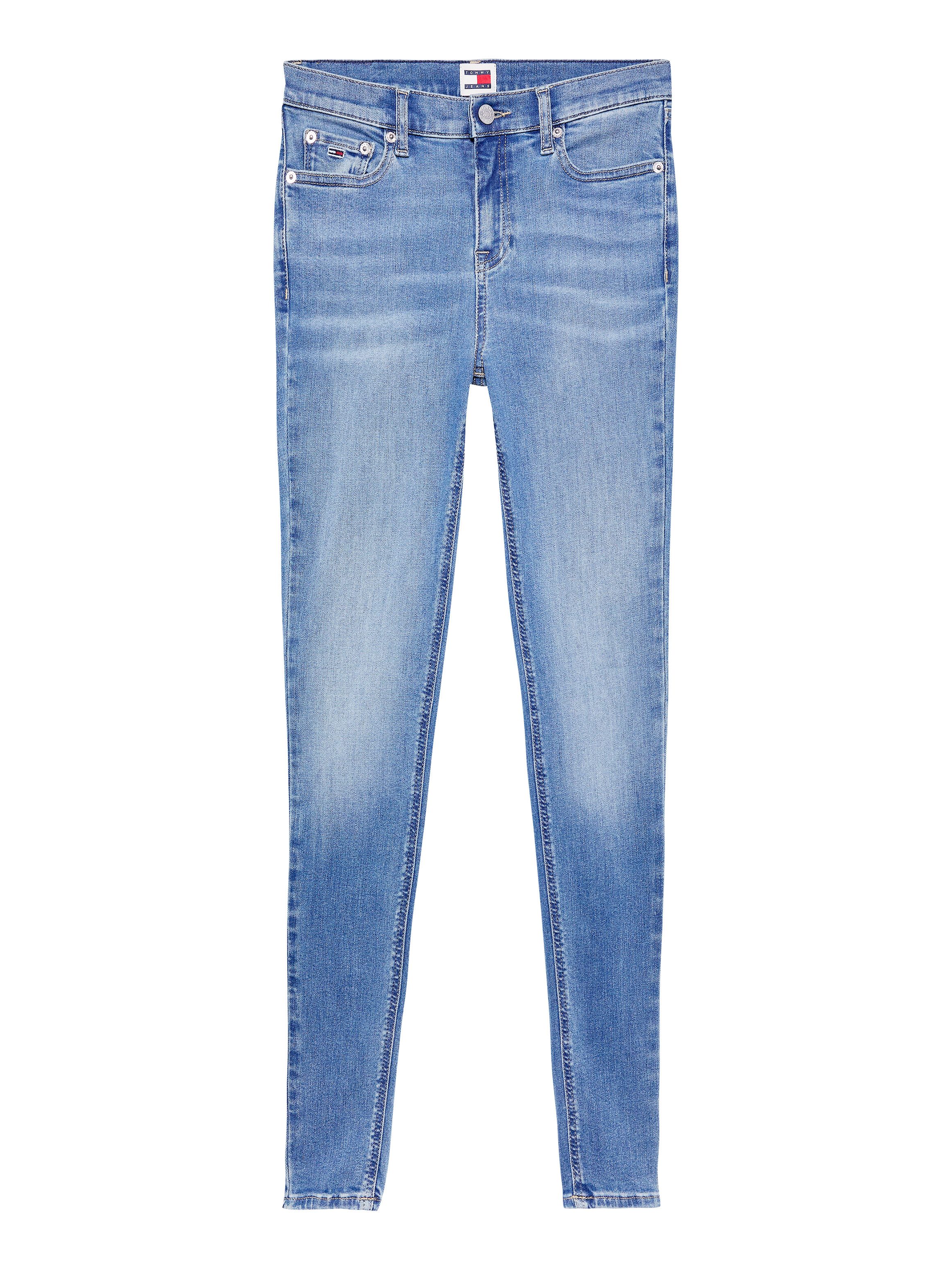 Tommy Jeans Skinny-fit-Jeans NORA MID RISE mit Waschung, Logo-Badge