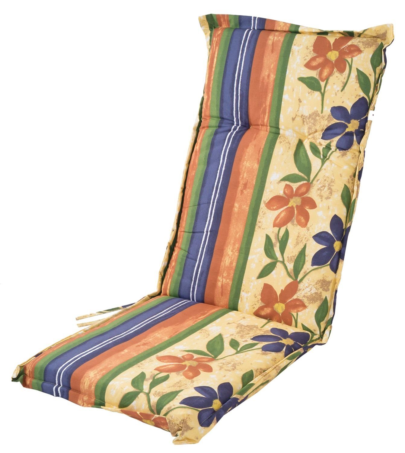 BURI Bankauflage »Polsterauflage für Hochlehner Gartenstühle Sitzkissen  Sesselauflage Sitzauflage«