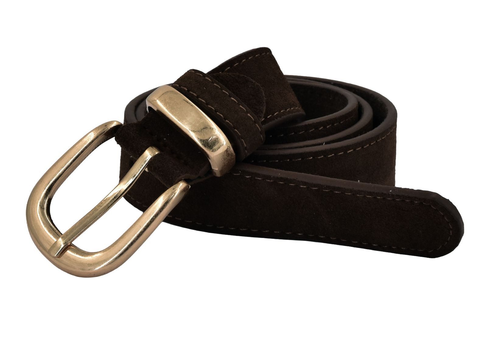 styleBREAKER Ledergürtel Echtleder Gürtel Velours (1-St)
