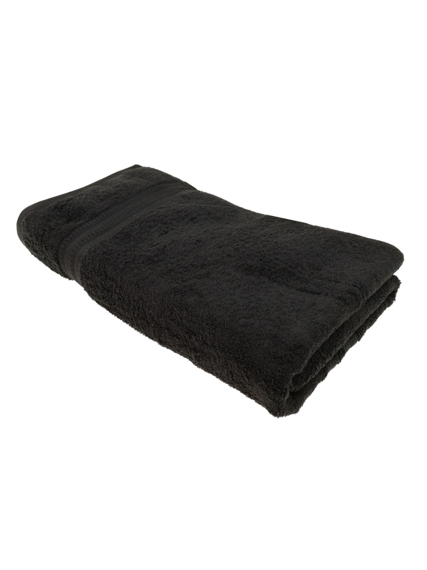 Handtuch (1-St) Bio-Baumwolle x 1-Handtuch-Schwarz-Saunatuch 80 cm, Julsen 200 Julie