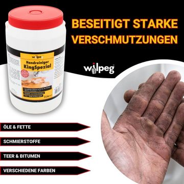 wilpeg® Handcreme Handreiniger KingSpezial 6L + Spender, Handwaschpaste Reinigungspaste