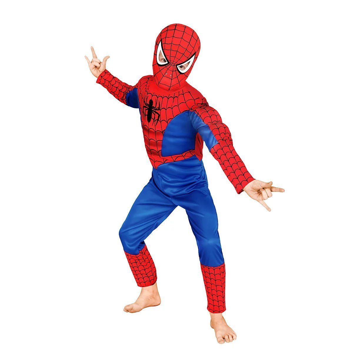 Rubie´s Kostüm Spider-Man Anzug Kostüm für Halloween und Karneval, Original lizenziertes 'Spider-Man' Kostüm