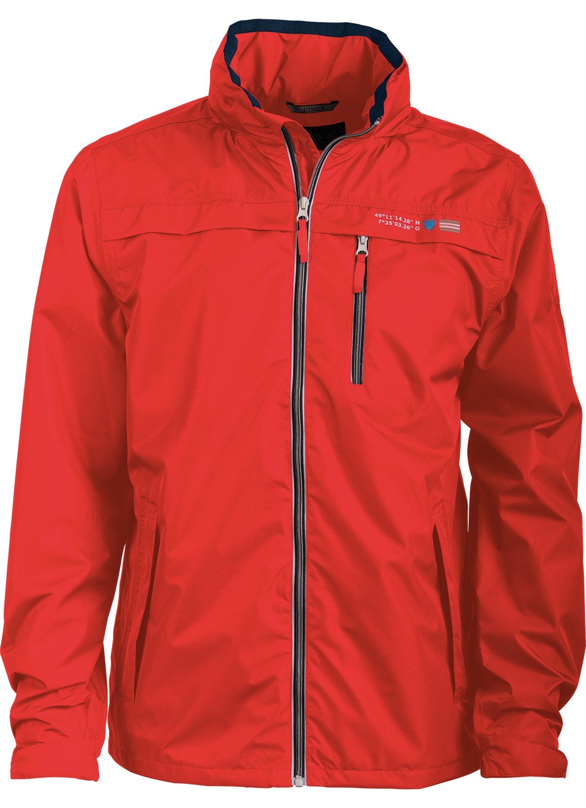 PRO-X Funktionsjacke Wasserdicht ROT ELEMENTS HENDRIK