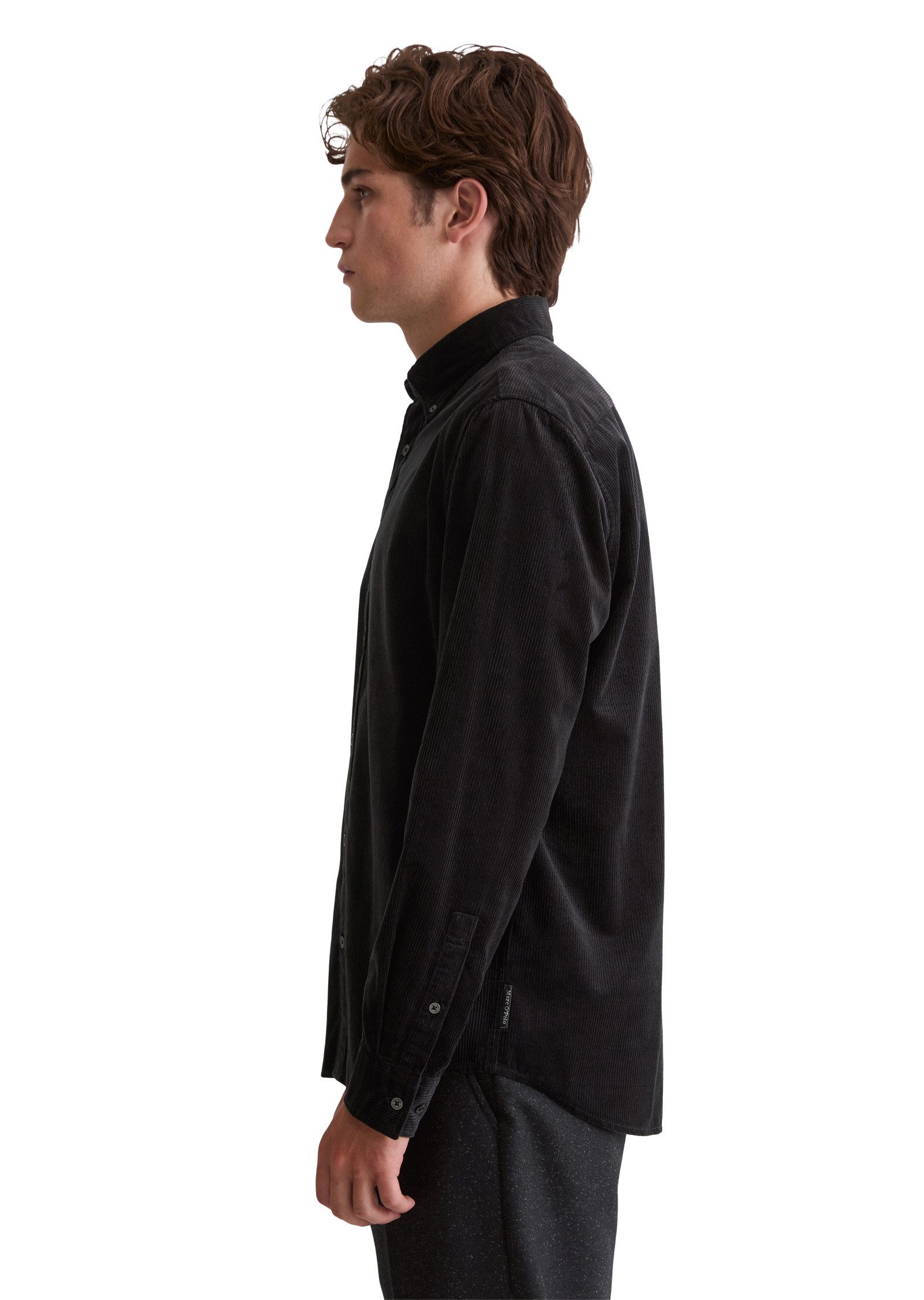 Marc O'Polo Langarmhemd mit Button-Down-Kragen günstig online kaufen