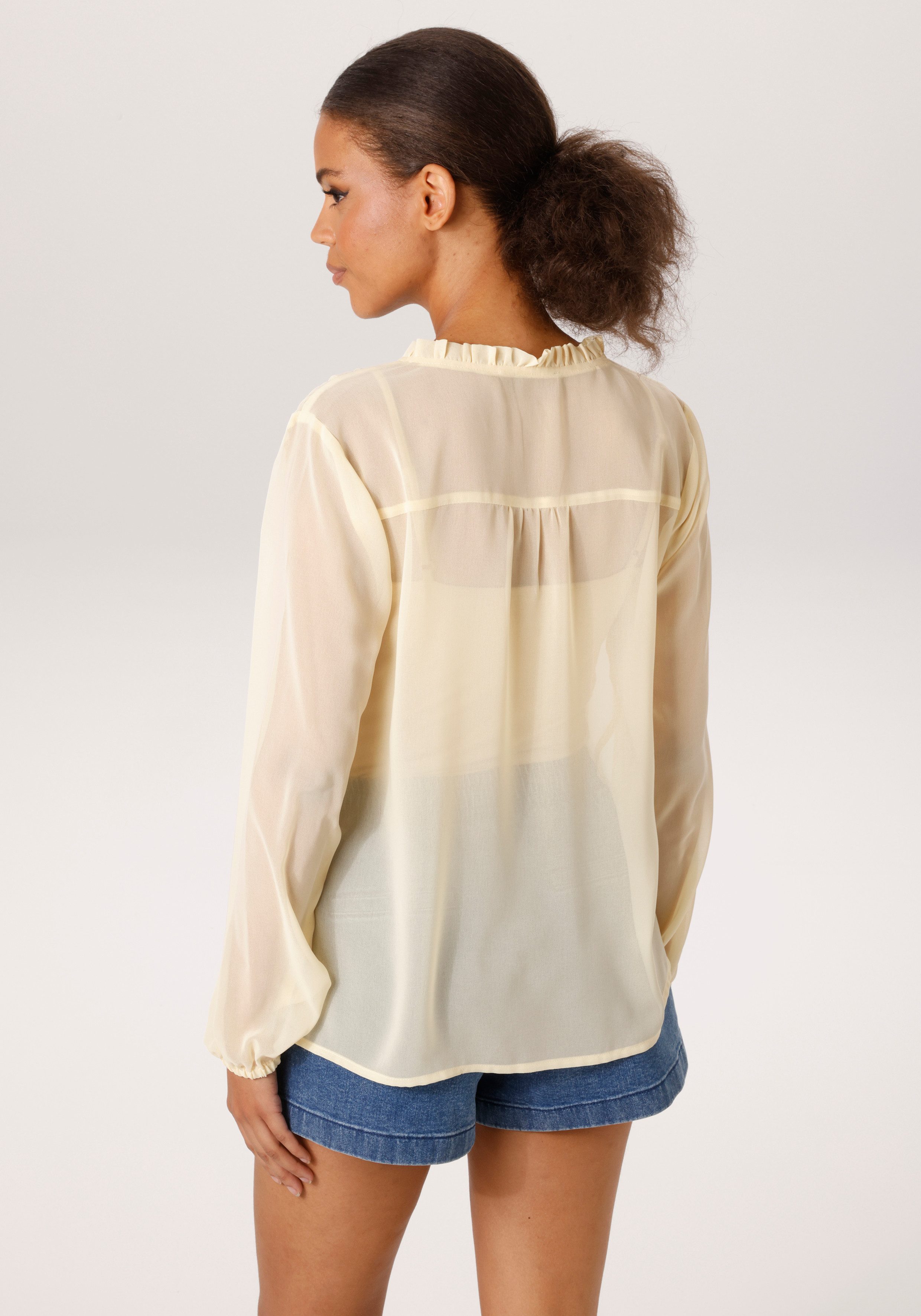 Aniston CASUAL Schlupfbluse im trendigen Pastell