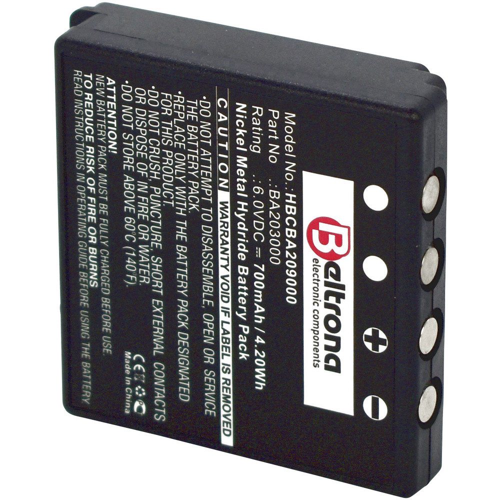 Beltrona Beltrona Kran-Fernbedienungs-Akku 6 V 700 mAh Akku 700 mAh