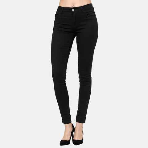 Elara Slim-fit-Jeans Elara Damen Stretch Hose Push Up Jeans (1-tlg)
