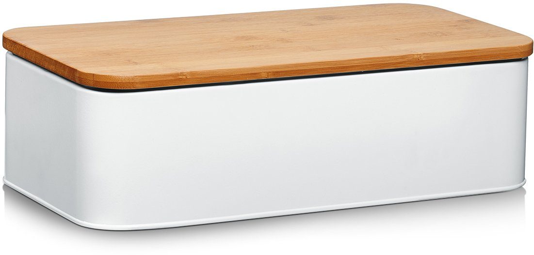 Zeller Present Brotkasten Bamboo, Bambus, Metall, (1-tlg), Длина ca. 42,5 cm