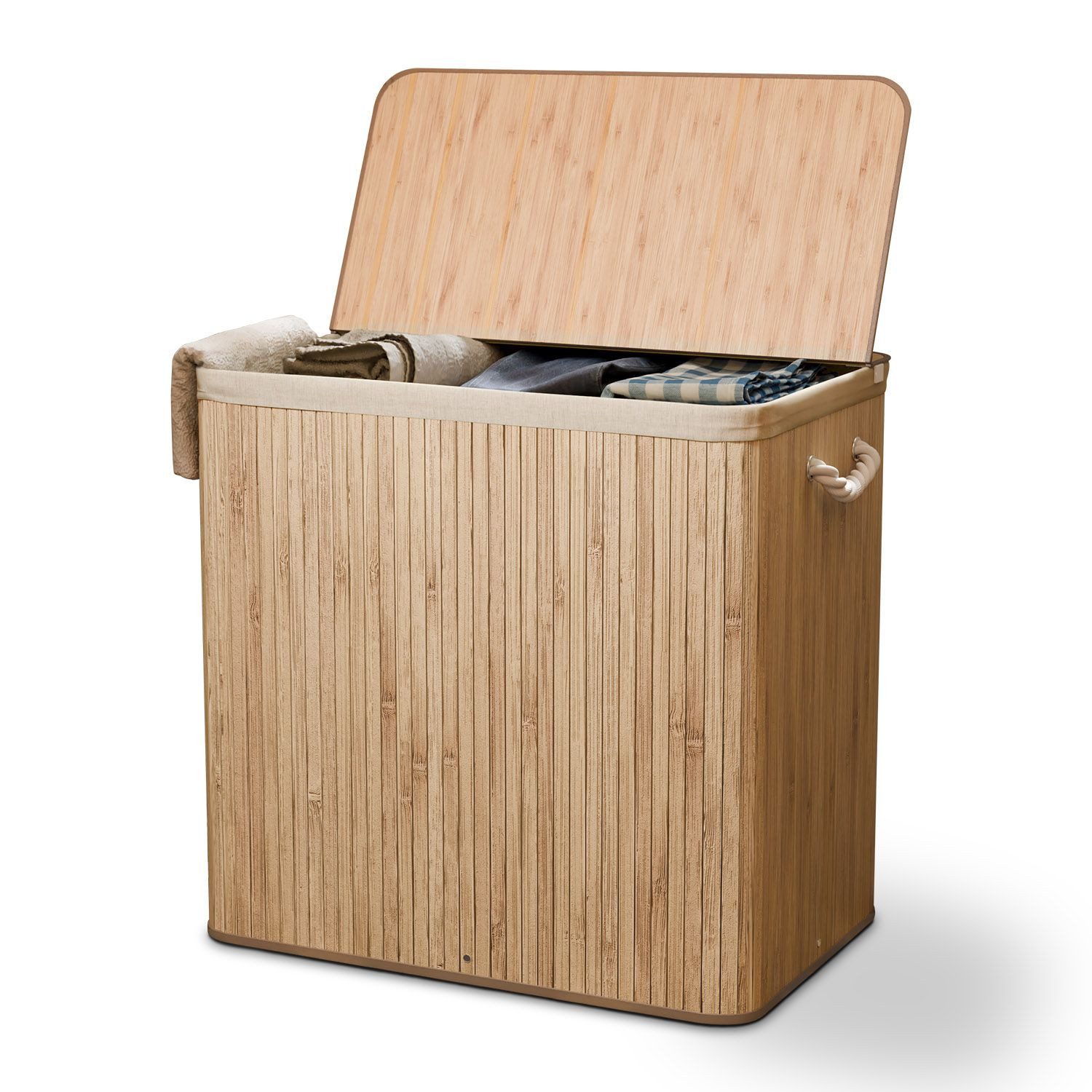 Juskys Wäschekorb Curly, 150 l, 3 günstig online kaufen