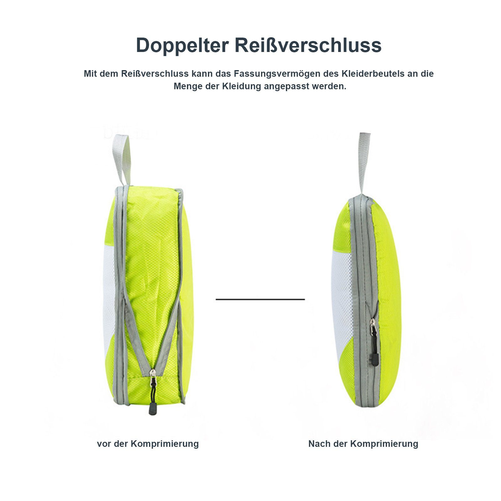 REDOM Kofferorganizer Koffer Organizer Reise Kleidertasche Kleider Kompress günstig online kaufen
