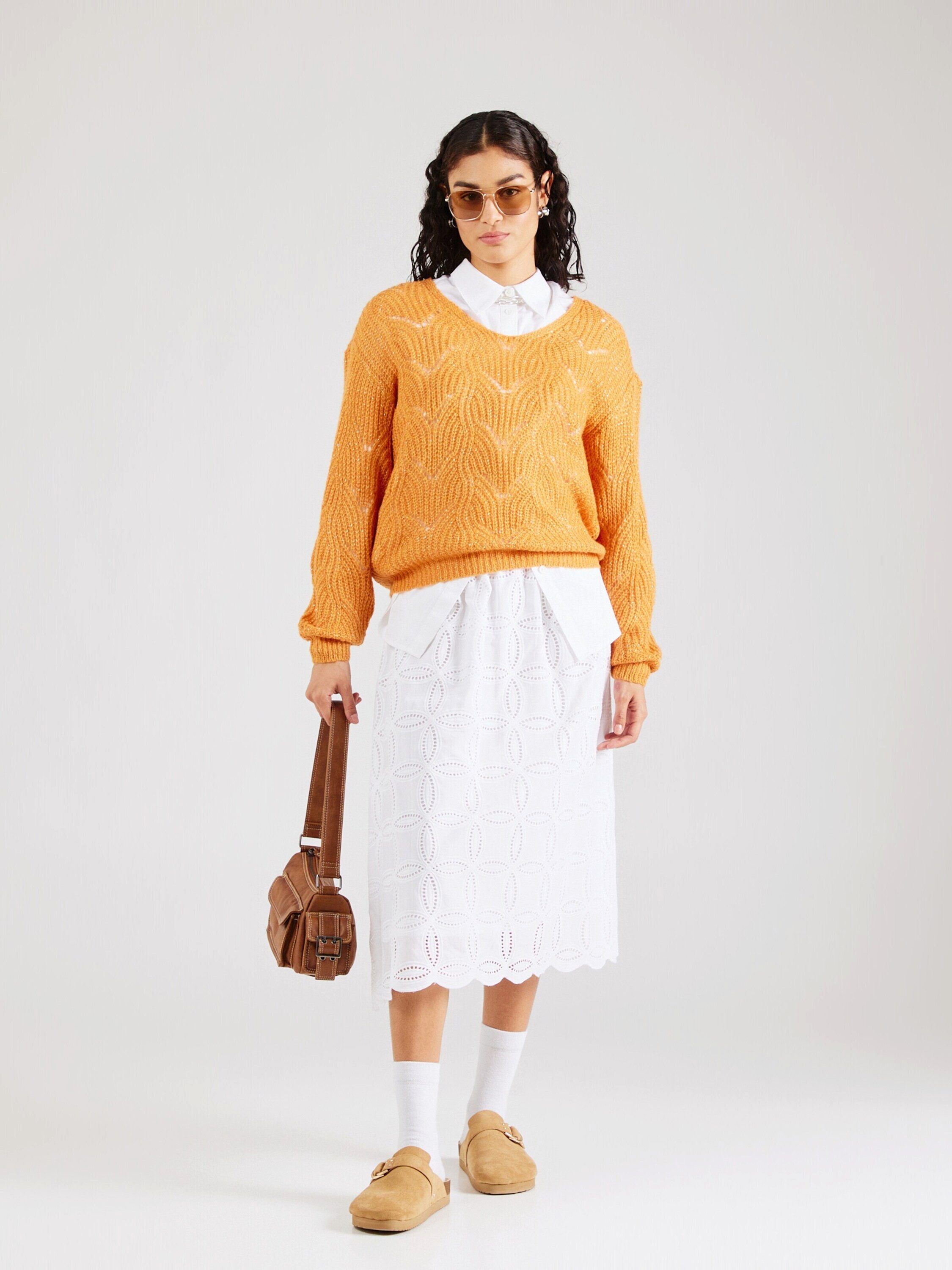 JDY Strickpullover JDYBADUT (1-tlg) Lochmuster