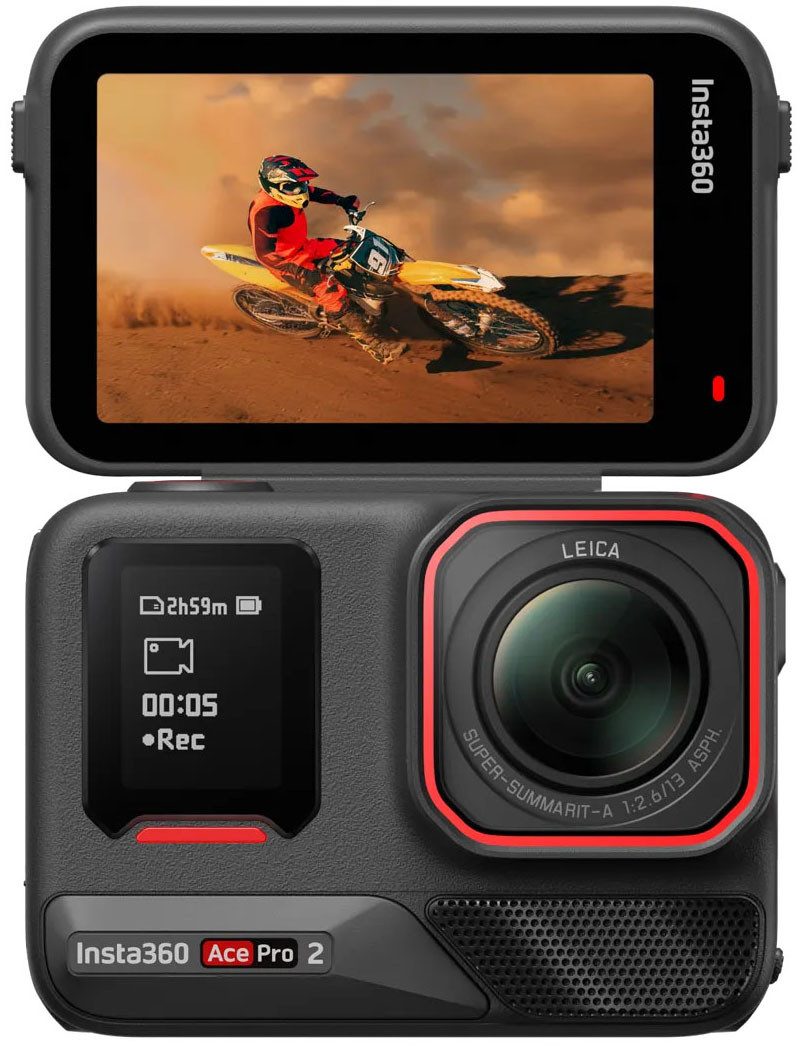 Insta360 Ace Pro 2 Dual Battery Bundle Action Cam (8K, WLAN (Wi-Fi), Bluetooth)