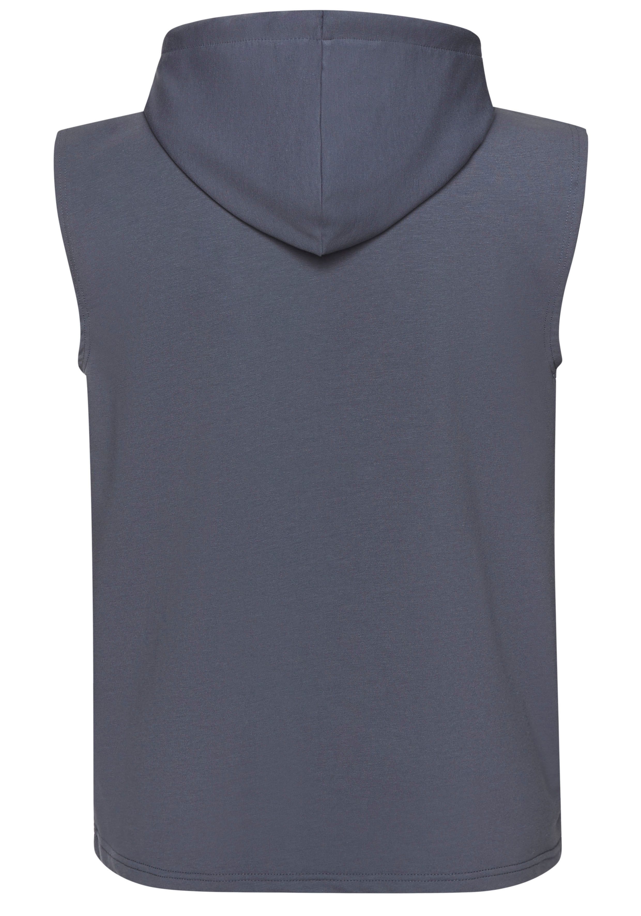 le jogger® Kapuzenpullover mit Druck und Kordelzug