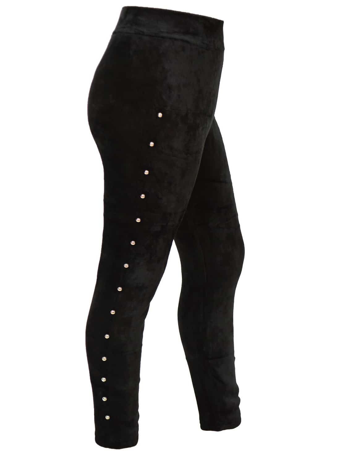 Leggings Mädchen Nicki Thermo Hose Leggings Nieten 30533