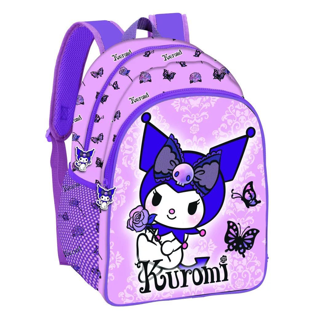 Hello Kitty Kinderrucksack Kuromi Schulrucksack in leuchtendem Lila für die Schule (1-tlg)