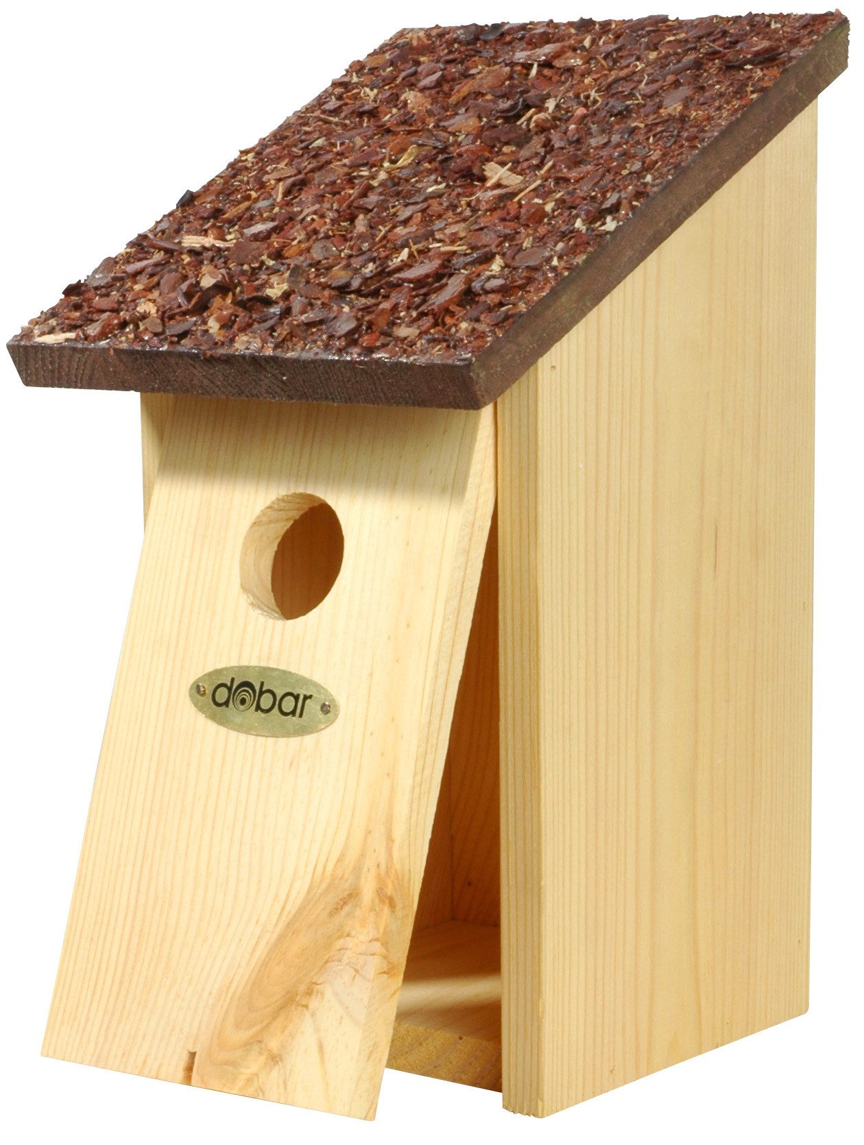 Vogelhaus Nistkasten mit Rindendach