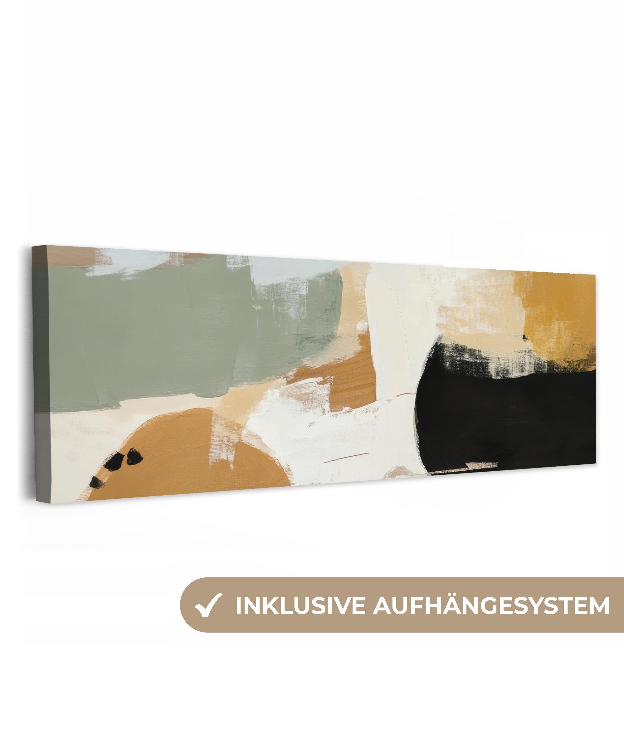 OneMillionCanvasses® Leinwandbild Panorama Farbe - Abstrakt - Farben, Fotod günstig online kaufen