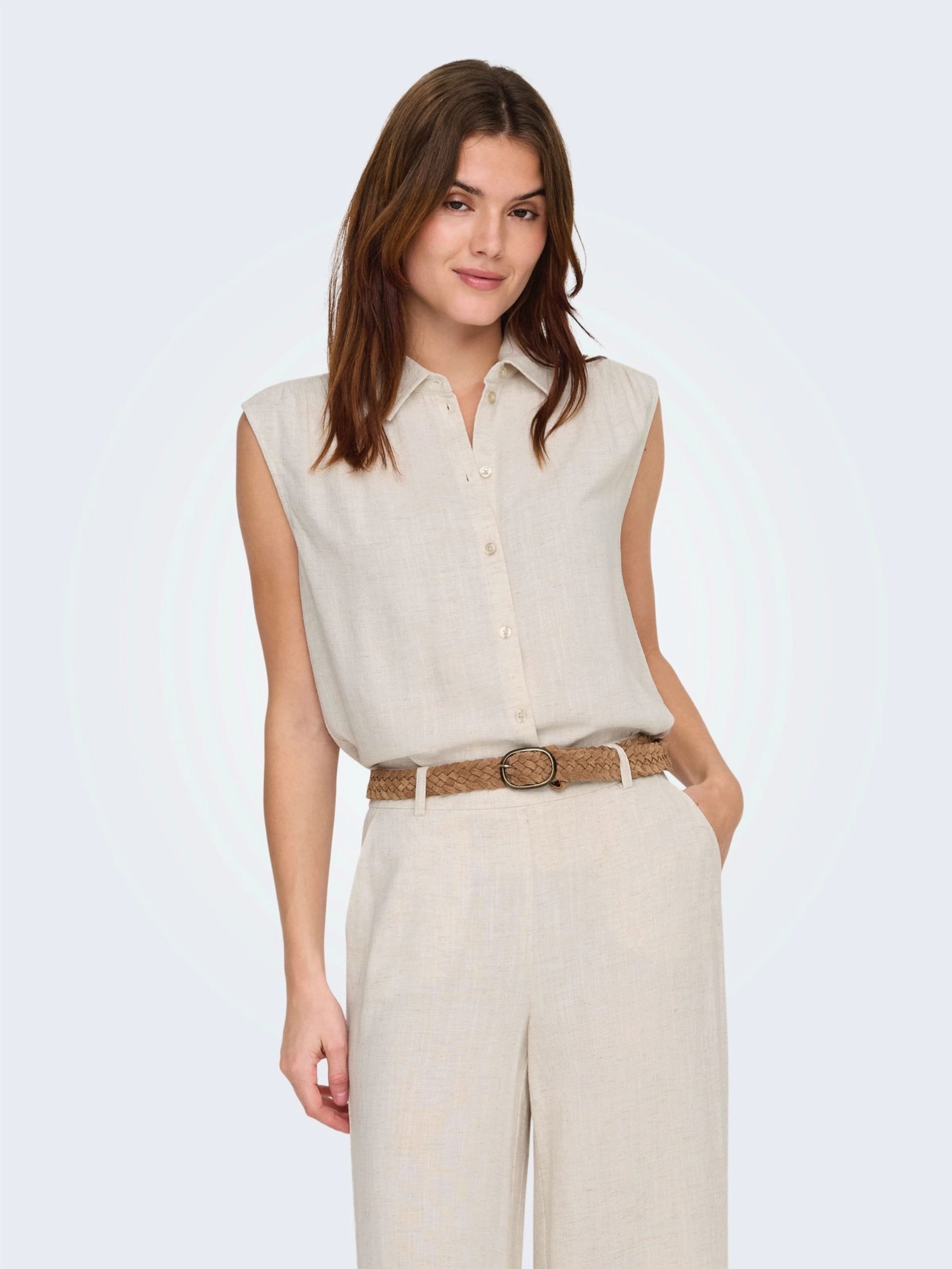 ONLY Funktionsbluse ONLSiesta (1-tlg) Drapiert/gerafft