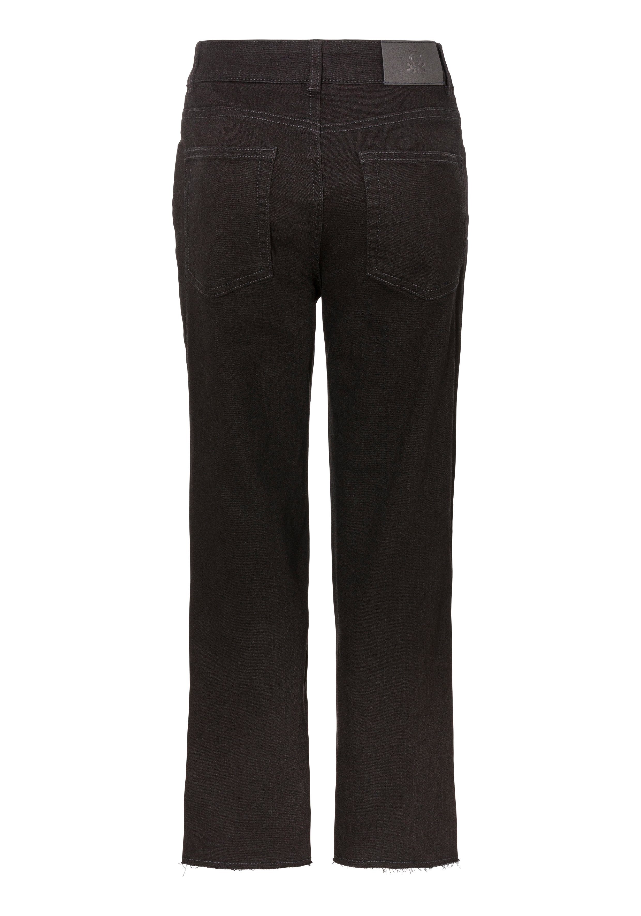 United Colors of Benetton Weite Jeans mit geradem Bein günstig online kaufen