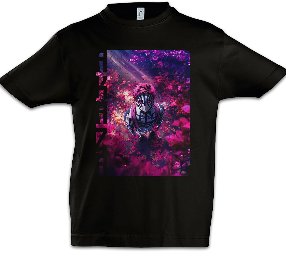 Print-Shirt Anime Akaza Kinder T-Shirt Kamado Nezuko Slayer Zenitsu Inosuke