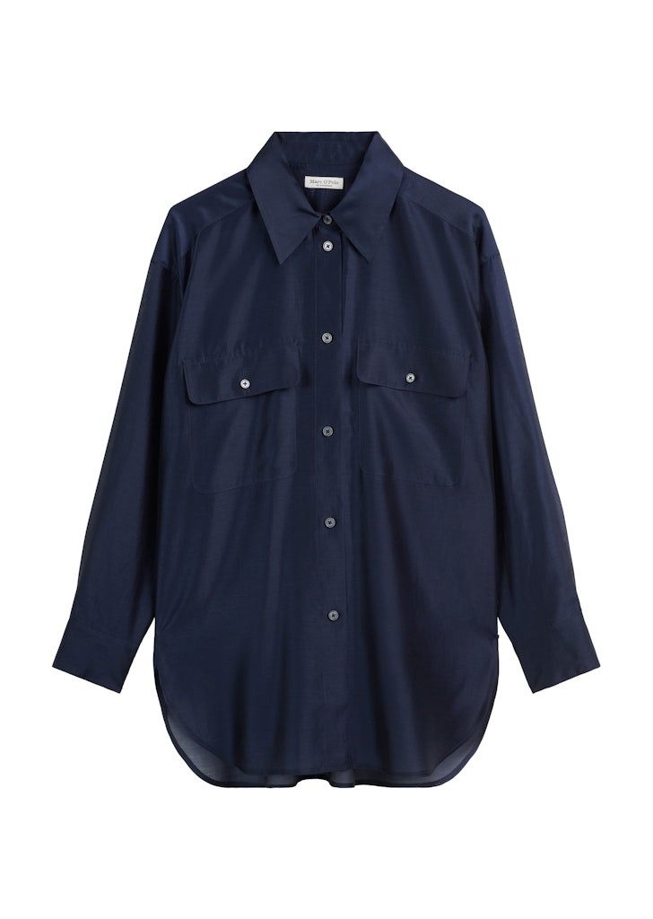 Marc O'Polo Blusenponcho Marc O' Polo Women / Da. Bluse / Blouse, long oversized shape, kent