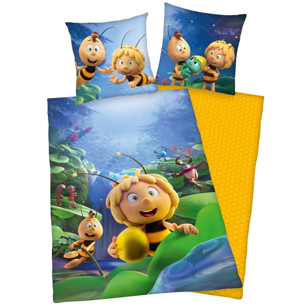 Die Biene Maja Kinderbettwäsche Wende Bettwäsche 135 x 200 cm Biene Maja Ga günstig online kaufen