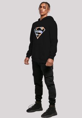 F4NT4STIC Sweatshirt Hoodie DC Comics Superman Floral Logo Superheld Herren,Premium Merch,Slim-Fit,Kapuzenpullover,Bedruckt