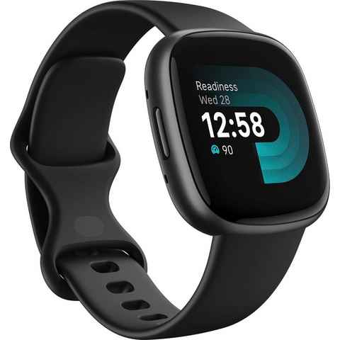 fitbit by Google Versa 4 Fitness-Smartwatch Smartwatch (FitbitOS5), inkl. 6 Monate Fitbit Premium Mitgliedschaft
