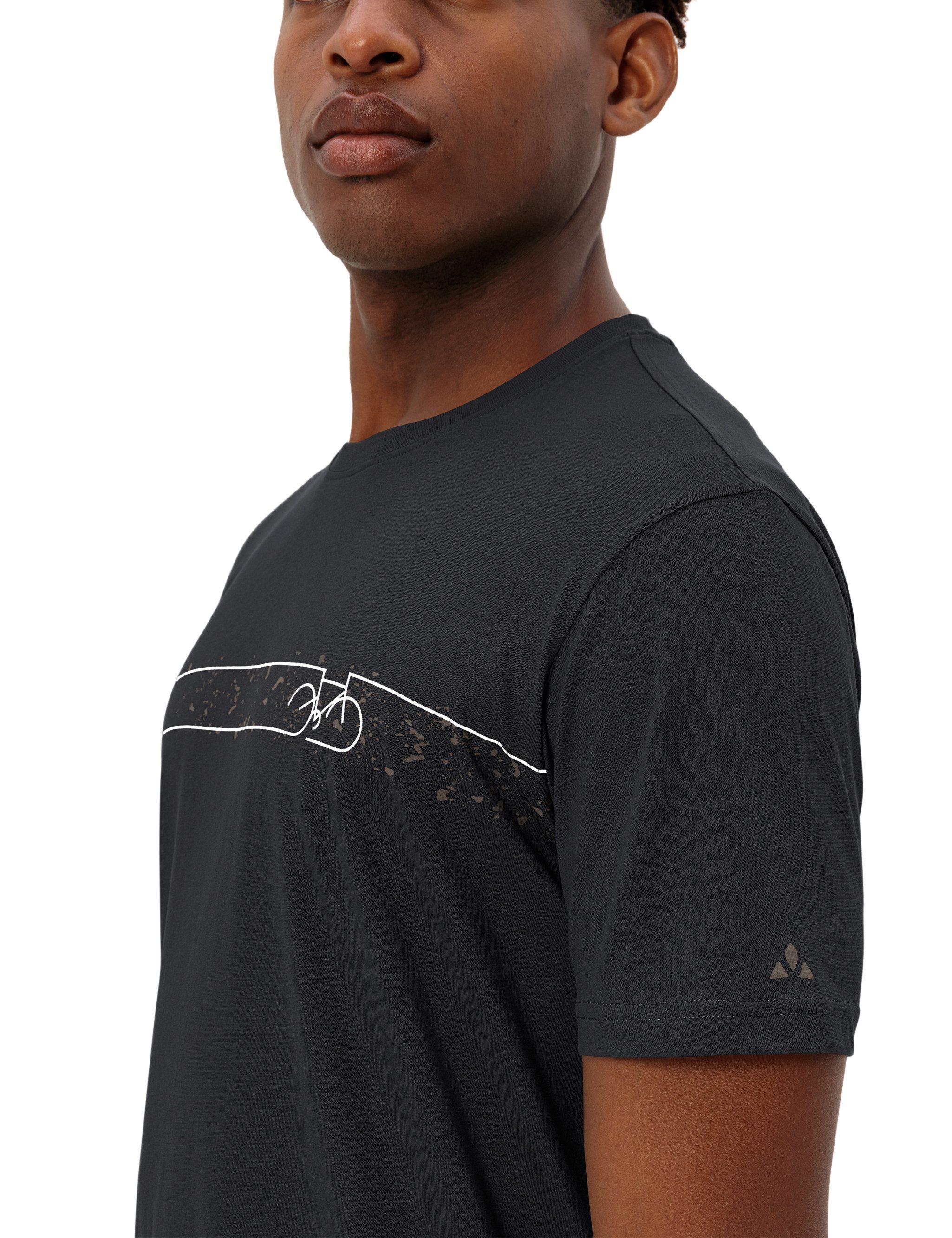 VAUDE Funktionsshirt MEN'S CYCLIST T-SHIRT V sportliche Passform, kurze Ärmel, für vielseitige Aktivitäten