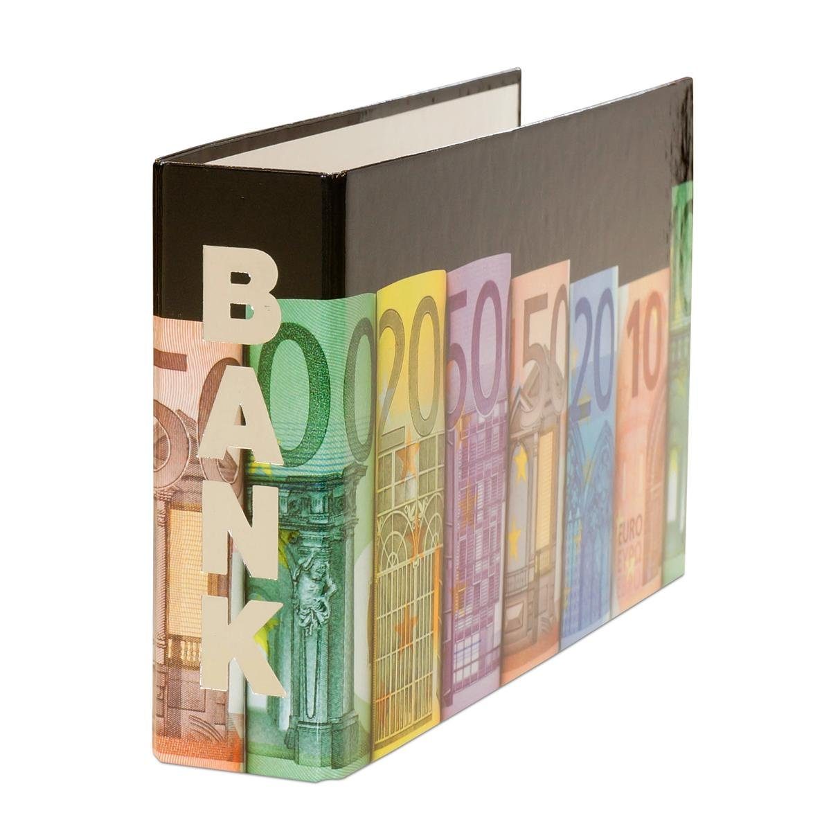 Livepac Office Bankordner 5x Bankordner / 140x250mm / für Kontoauszüge / Motiv: "Banknoten"