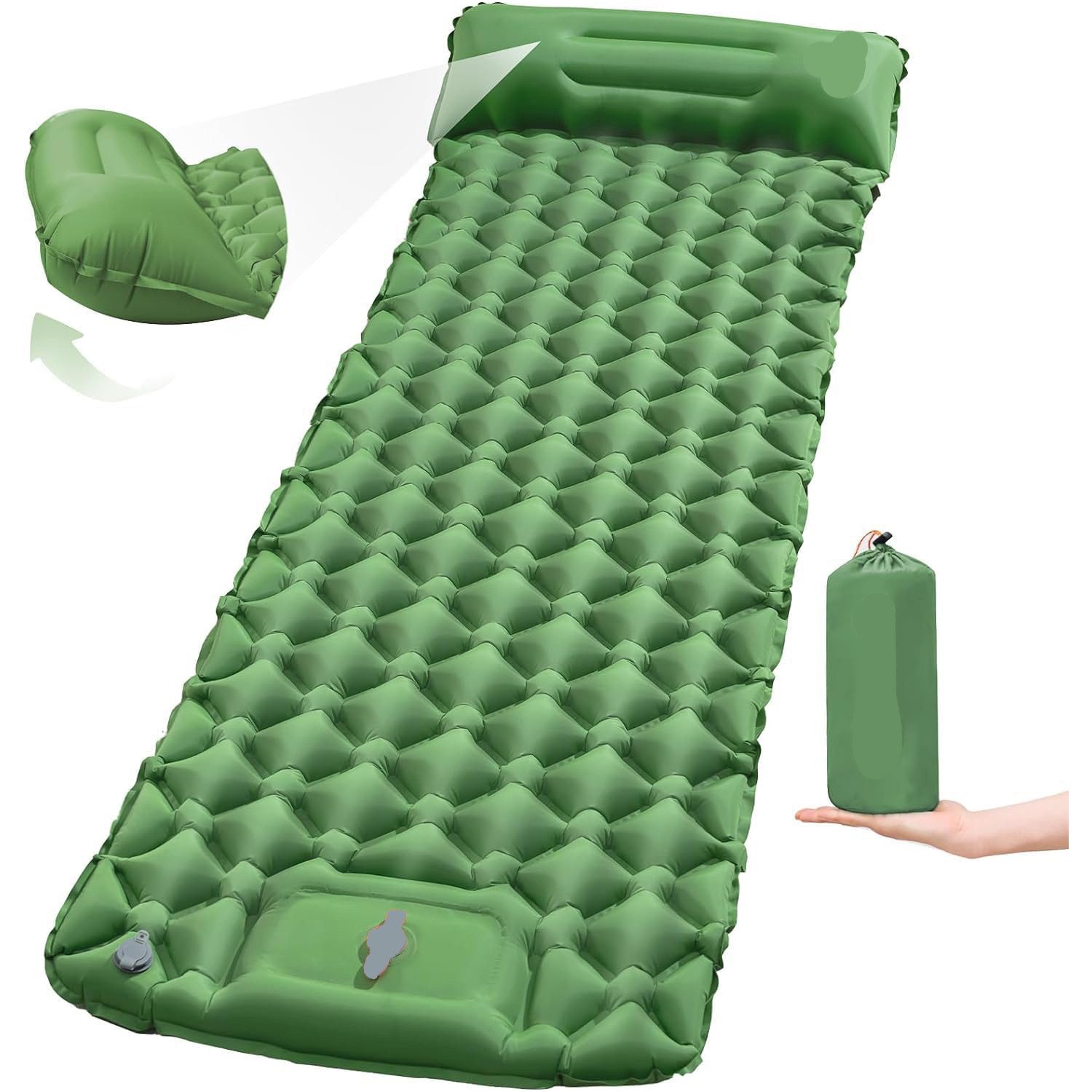 OUTMAX Isomatte Mit ultraleichte und Kissen, integrierte Fußpumpe, für Wand günstig online kaufen