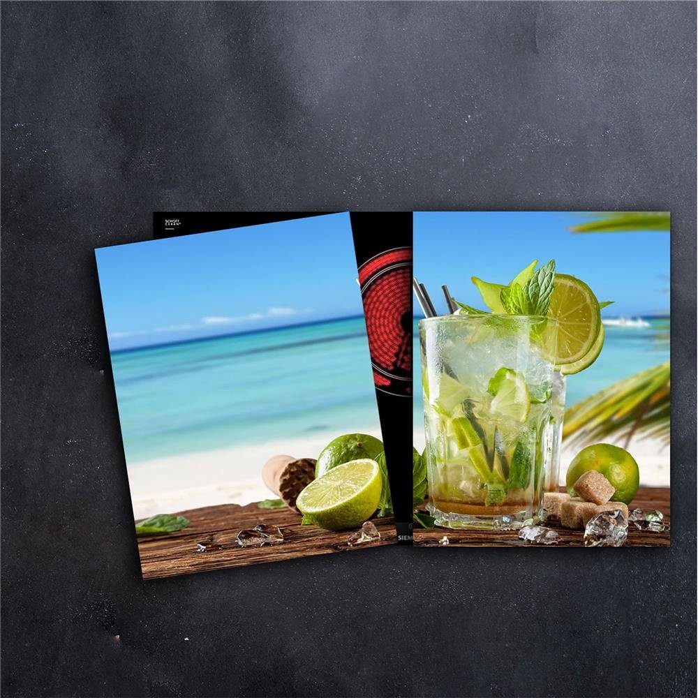 Decorwelt Herdabdeckplatte Aus Sicherheitsglas – 2-teilig, Grau, 30x52 Cm, Für Ceranfeld & Induktion, Als Schneidebrett & Spritzschutz