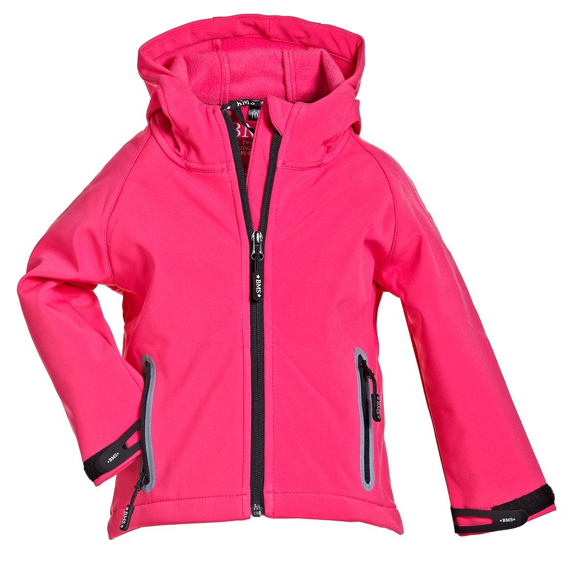 BMS Softshelljacke Stealth mit Kapuze