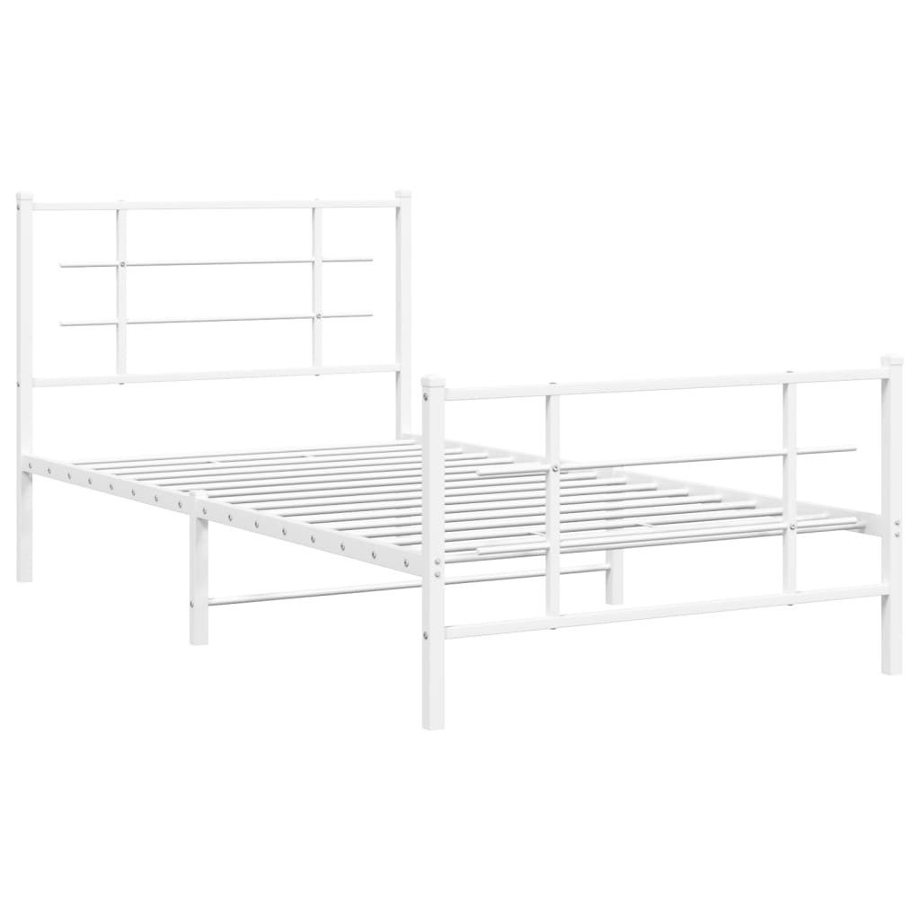 vidaXL Bett Bettgestell mit Kopf- und günstig online kaufen