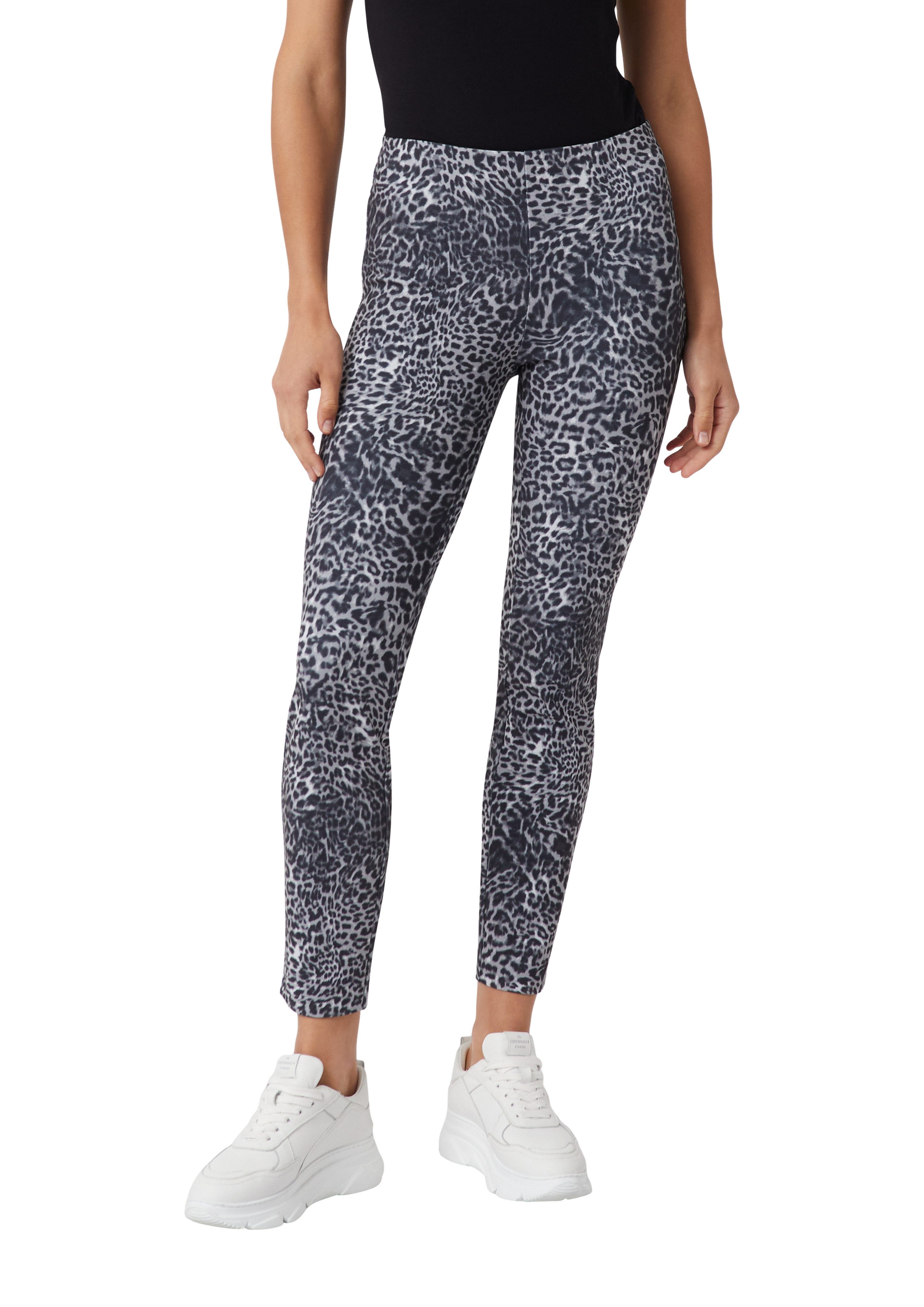 comma Leggings mit All-Over Print