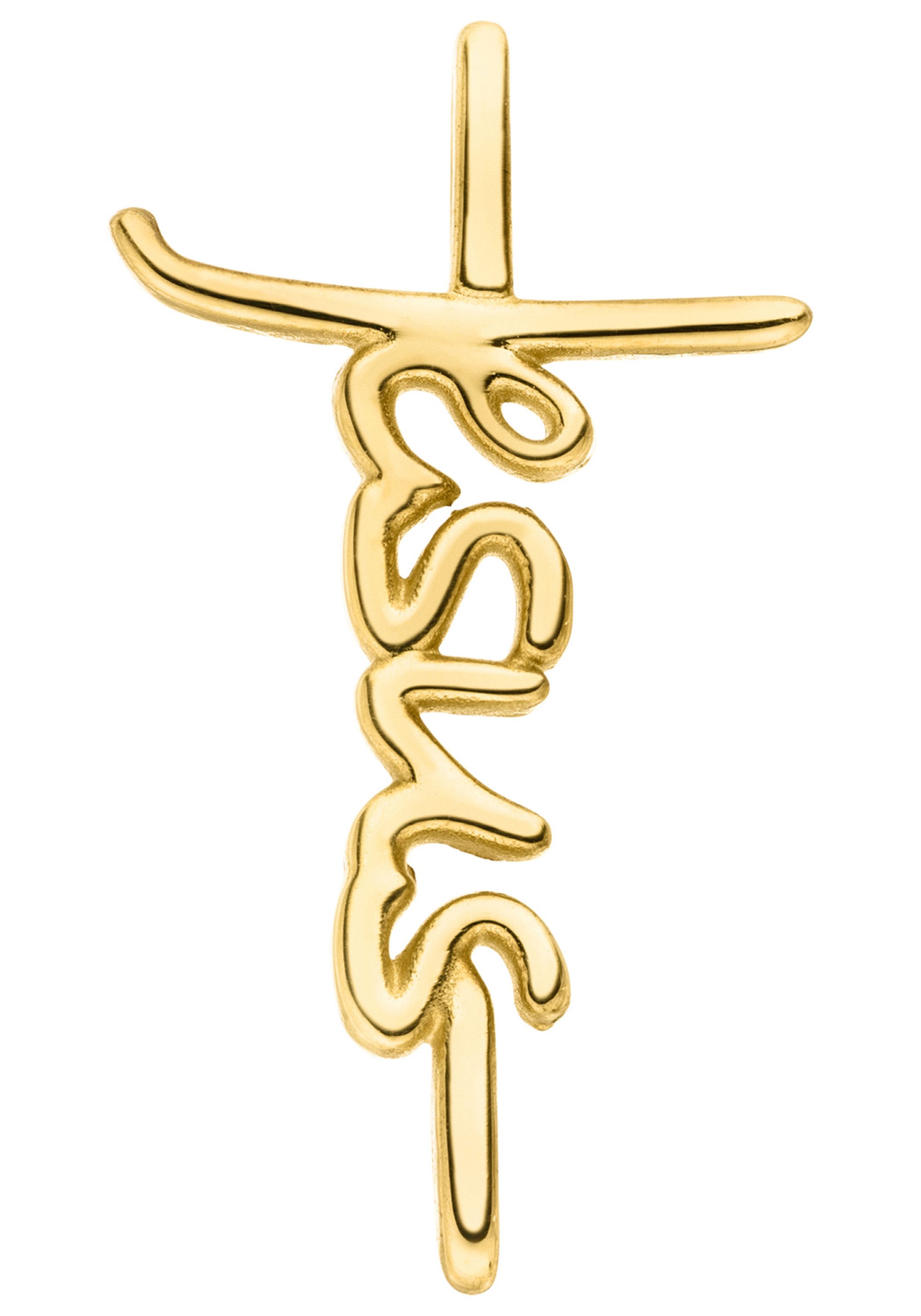 JOBO Kettenanhänger Kreuz mit Jesus-Schriftzug, 375 günstig online kaufen