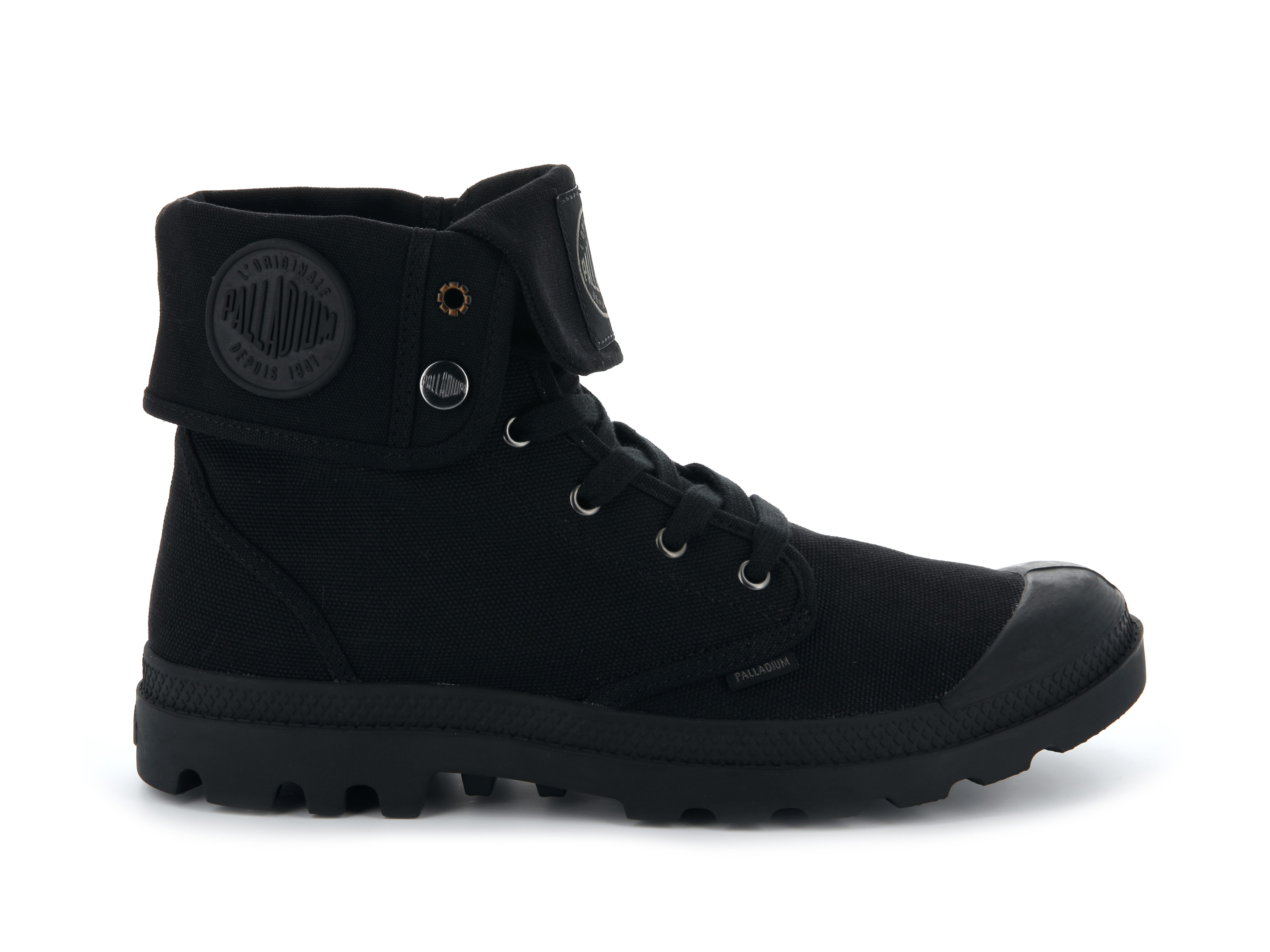 Palladium BAGGY Schnürboots Schnürstiefel aus Canvas, umklappbarer Schaft