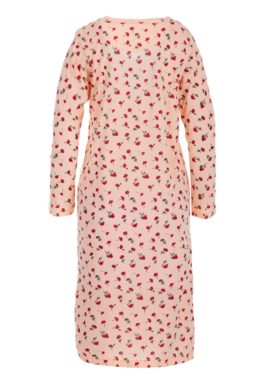 zeitlos Nachthemd Nachthemd Langarm - Blumendruck M-6XL günstig online kaufen