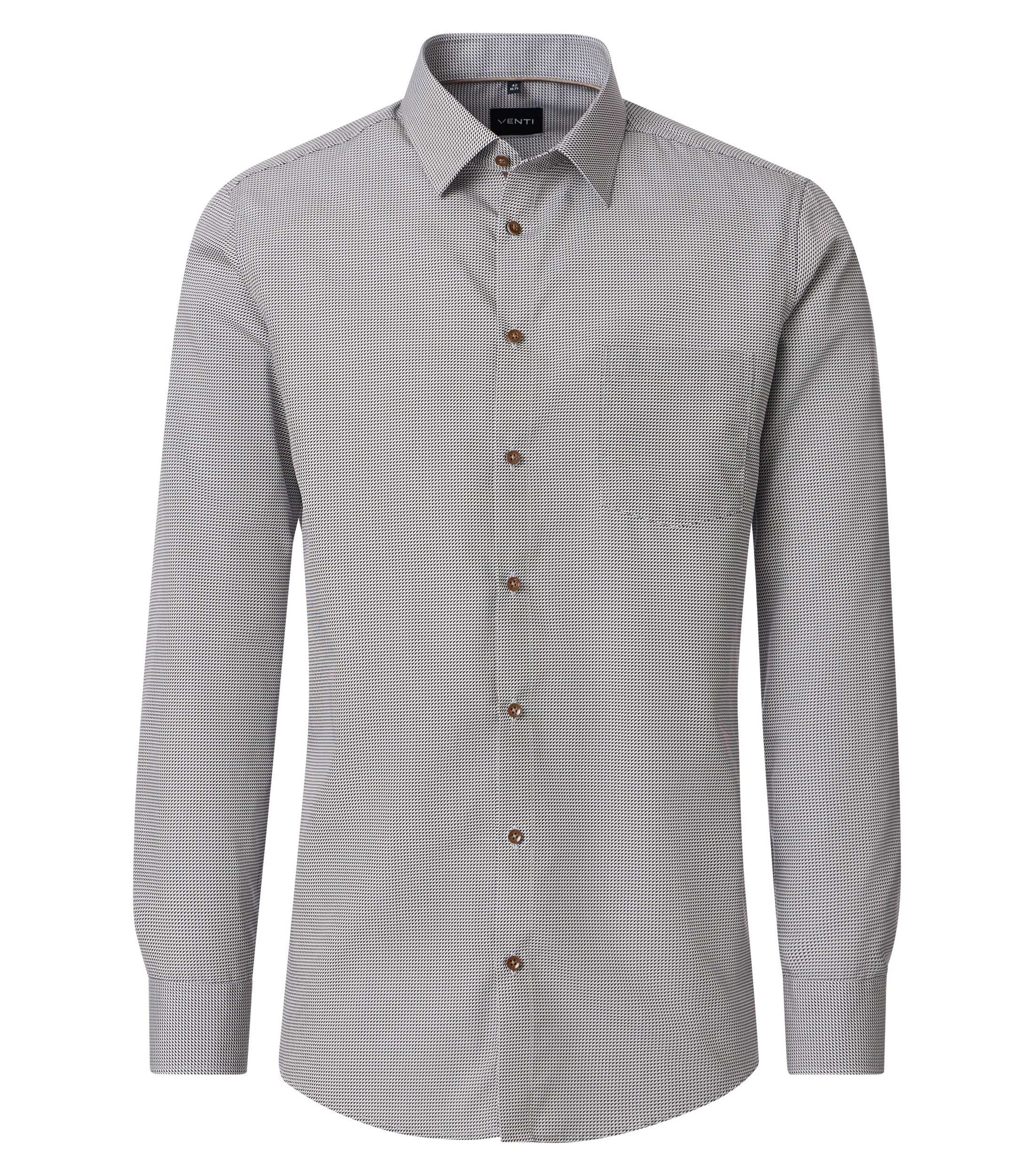VENTI Businesshemd VENTI Businesshemd Langarm Print