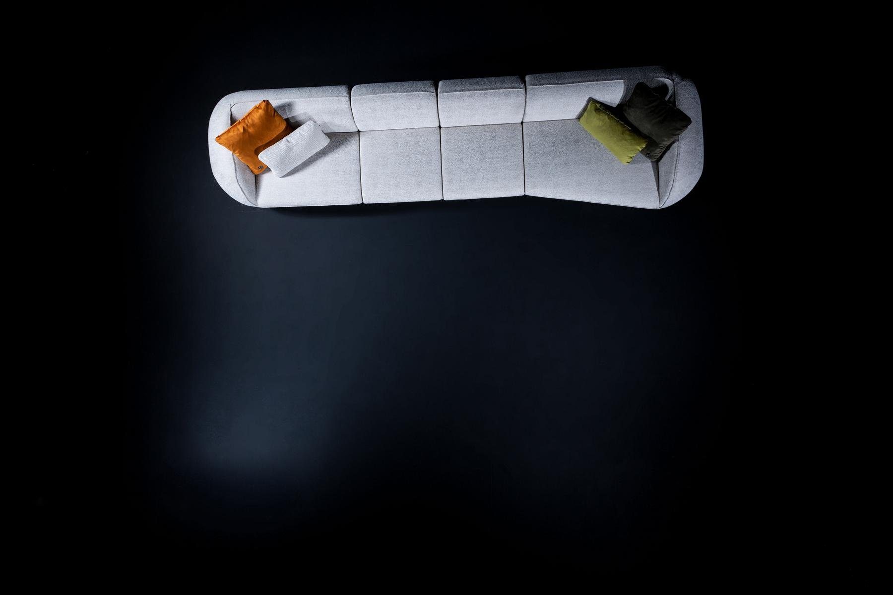 JVmoebel Big-Sofa Wohnzimmer Sofa in Polstermöbel Couch, Designer Teile, Luxus Made Sechssitzer 4 Europe