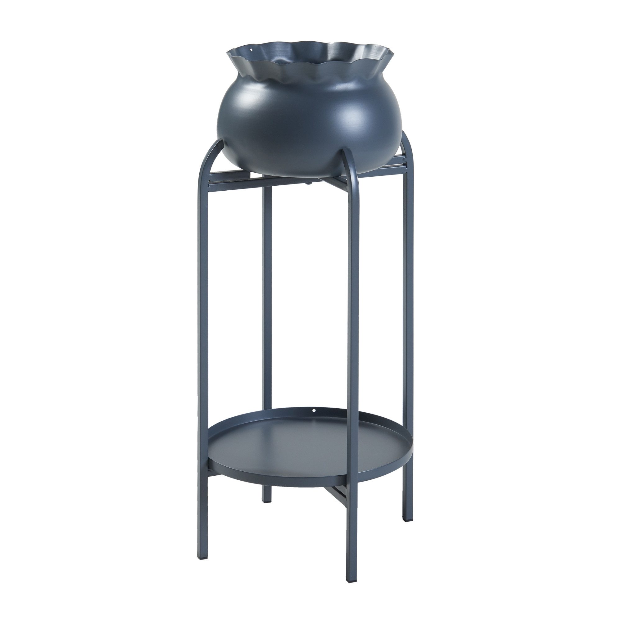 en.casa Blumenständer, »Altena« Metall 80,5 x 40 x 40 cm Schwarz günstig online kaufen